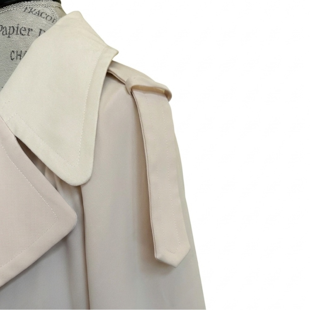 See By Chloé Deconstructed Layered Trench In Angora Beige Size 40 (US 8) EUC! - Picture 3 of 6